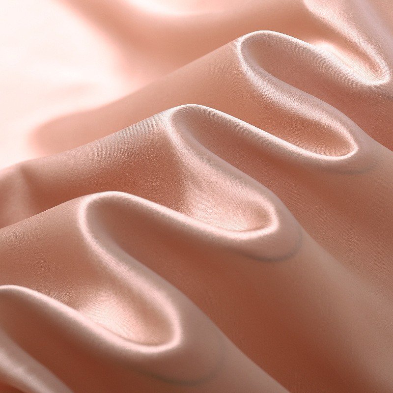 Plain Solid Color Silk Fabric