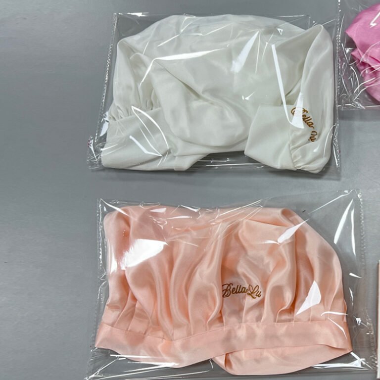 Silk Bonnet with Embroidery Logo