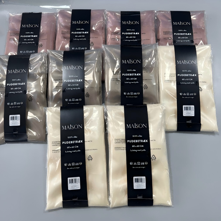 OPP bag with custom color belt