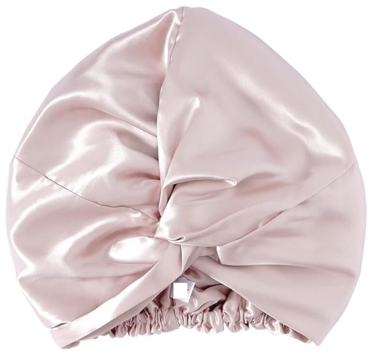 custom lable on silk bonnet