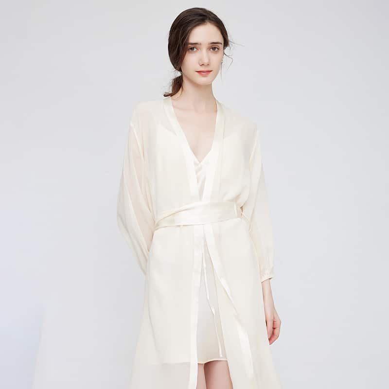 silk nightdress and robe factory